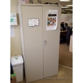 Global Beige 72" 2 Door Metal Storage Cabinet, Locking